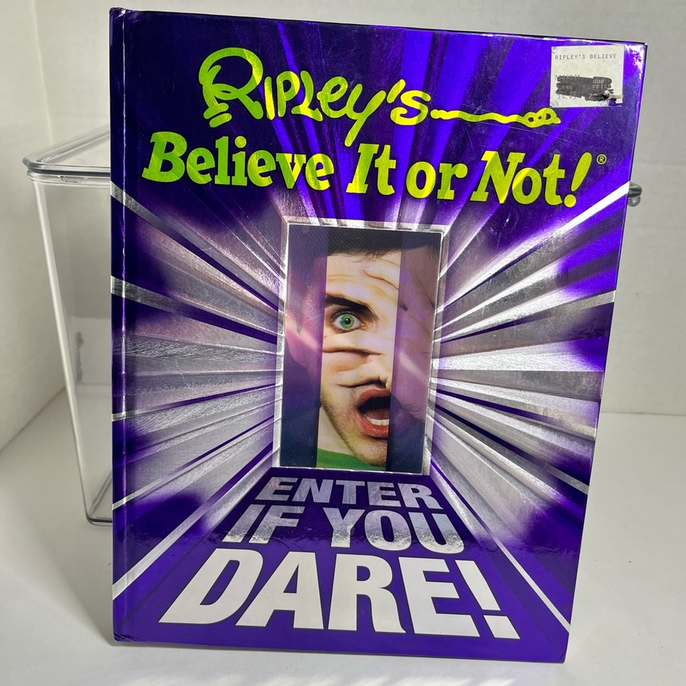 "RIPLEY'S BELIEVE IT OR NOT! ENTER IF YOU DARE" HARD COVER BOOK (2010)